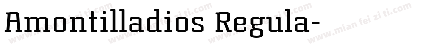 Amontilladios Regula字体转换